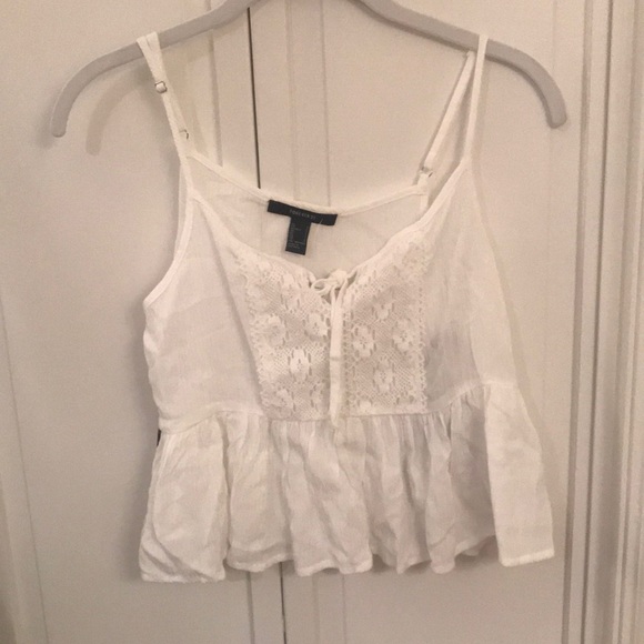 forever 21 white tank top - Picture 1 of 3